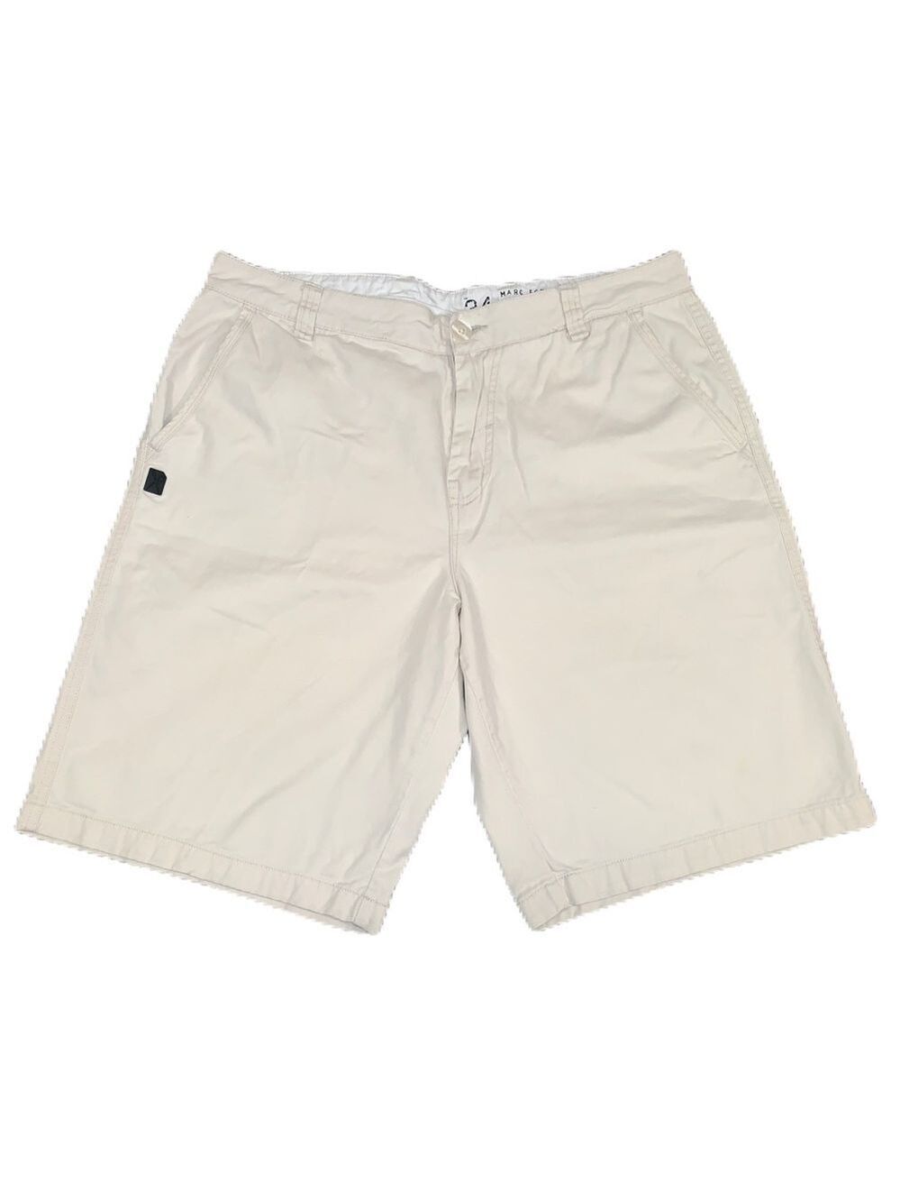 Marc Ecko Cut N Sew 34W Shorts Cream Tan  Men 34 Waist Y2K EUC